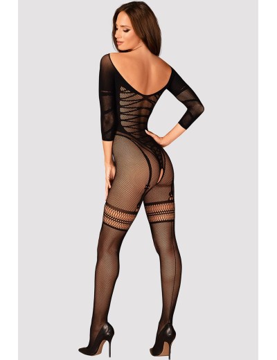 Боди-комбинезон с доступом Obsessive G 329 BODYSTOCKING, Цвет: черный, Размеры: S/M/L, изображение 4