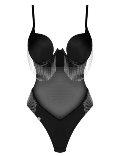 Соблазнительное боди Obsessive MILLADIS TEDDY, Цвет: черный, Размеры: XL/2XL, изображение 5