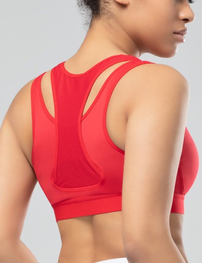 Cпортивный топ Opium BF-10 красный, Цвет: красный, Размеры: 70B, изображение 3