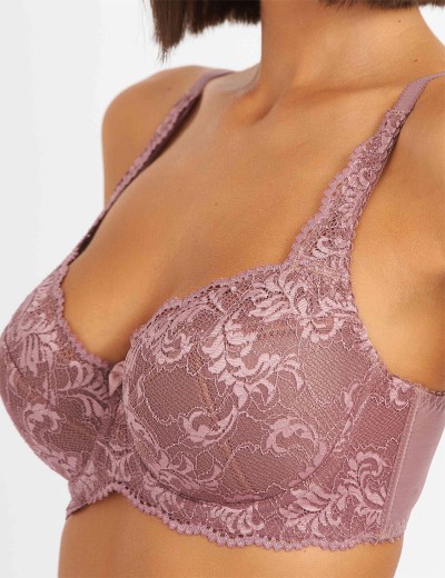 Бюстгальтер на сшивном поролоне Simona M 802 кофейно-розовый, Цвет: кофейно-розовый, Размеры: 75E, изображение 3