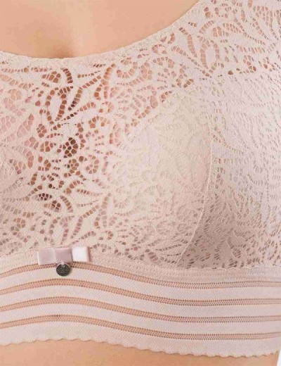 Бюстгальтер бралетт VOVA PAOLA V48412 серебристый пион, Цвет: серебристый пион, Размеры: 70D, изображение 5