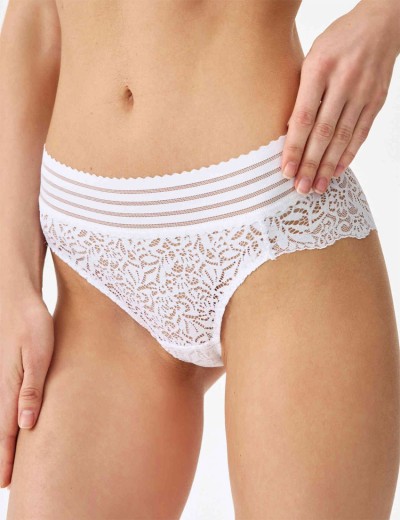 Трусы бразилиана VOVA PAOLA V48455 белый, Цвет: белый, Размеры: S, изображение 3