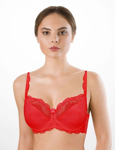 Бюстгальтер полумягкий VOVA SNEJANNA B54023 россо, Цвет: россо, Размеры: 90E, изображение 6