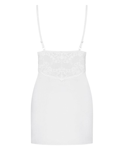 Сексуальная сорочка Obsessive 810 CHEMISE белый, Цвет: белый, Размеры: S/M, изображение 4