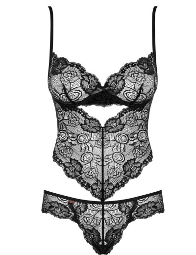 Эротическое боди Obsessive ALLURIA TEDDY черный, Цвет: черный, Размеры: L/XL, изображение 3 Эротическое боди Obsessive ALLURIA TEDDY черный, Цвет: черный, Размеры: L/XL, изображение 3