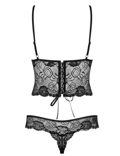 Эротическое боди Obsessive ALLURIA TEDDY черный, Цвет: черный, Размеры: L/XL, изображение 4 Эротическое боди Obsessive ALLURIA TEDDY черный, Цвет: черный, Размеры: L/XL, изображение 4