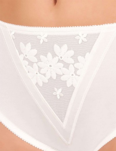 Трусы слипы из микрофибры Felina 1355 SWISS BRODERIE натуральный, Цвет: натуральный, Размеры: XL, изображение 3