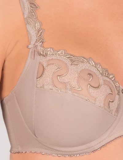 Мягкий бюстгальтер Felina 205210 RHAPSODY серо-коричневый, Цвет: серо-коричневый, Размеры: 100B, изображение 3
