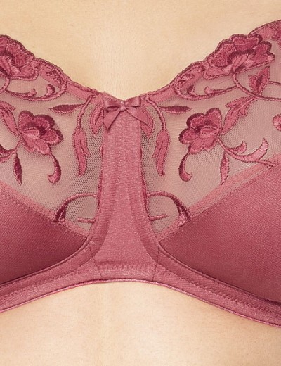 Мягкий бюстгальтер без косточек Felina 319 красный барбарис, Цвет: красный барбарис, Размеры: 90B, изображение 4