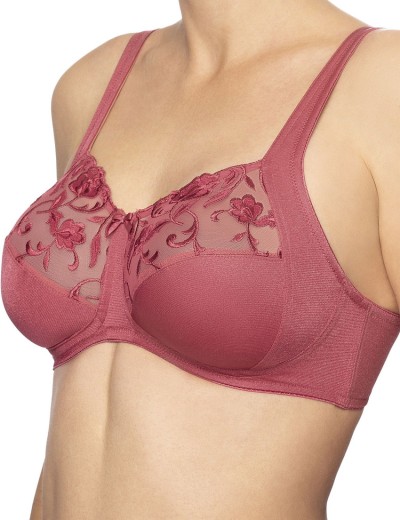Мягкий бюстгальтер без косточек Felina 319 красный барбарис, Цвет: красный барбарис, Размеры: 90B, изображение 3