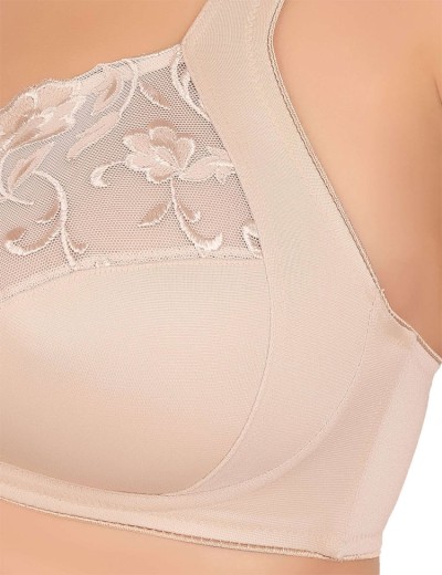 Мягкий бюстгальтер без косточек Felina 319 MOMENTS песочный, Цвет: песочный, Размеры: 90E, изображение 6