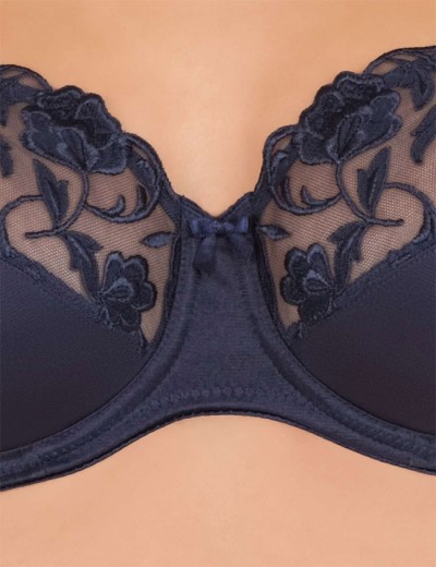 Мягкий бюстгальтер с подкроем Felina 519 MOMENTS адмирал, Цвет: адмирал, Размеры: 100G, изображение 6