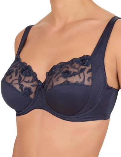 Мягкий бюстгальтер с подкроем Felina 519 MOMENTS адмирал, Цвет: адмирал, Размеры: 100G, изображение 2