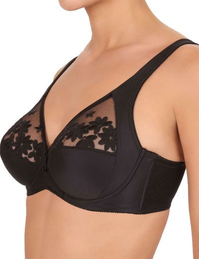 Мягкий бюстгальтер Felina 555 SWISS BRODERIE черный, Цвет: черный, Размеры: 75D, изображение 2