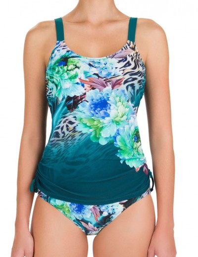 Танкини верх купальника Felina 5273290, Цвет: зеленый океан, Размеры: 80F, изображение 5