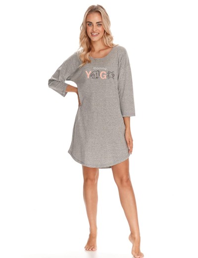 Сорочка из хлопка с рукавом Taro IDA 2776-02, Цвет: серый, Размеры: L, изображение 2