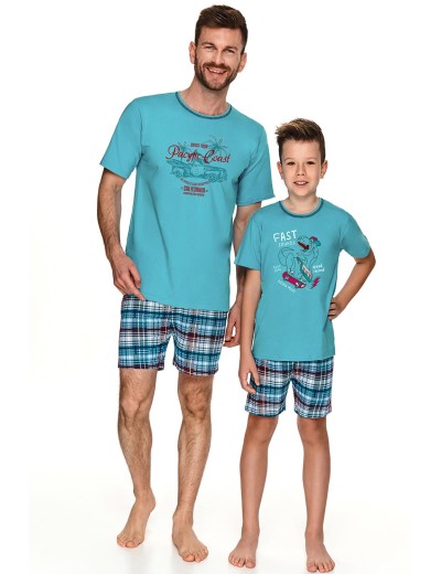 Хлопковая пижама для мальчиков Taro IVAN 2746-2747-02, Цвет: голубой, Размеры: 86, изображение 2