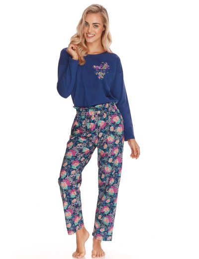 Пижама женская с брюками Taro KENZA 2773-02, Цвет: темно-синий, Размеры: L, изображение 2