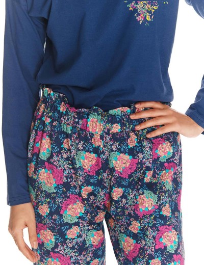 Пижама женская с брюками Taro KENZA 2773-02, Цвет: темно-синий, Размеры: L, изображение 3