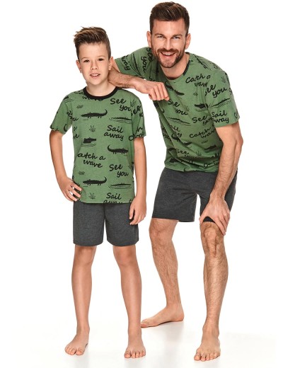 Пижама для мальчика Taro LUKA 2744-2745-01, Цвет: зеленый, Размеры: 98, изображение 2