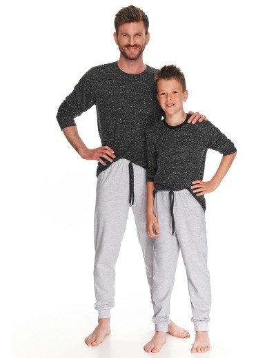 Мужская пижама из вискозы Taro VITO 2819-2820-01, Цвет: графит, Размеры: 2XL, изображение 3