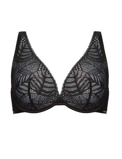 Кружевной бюстгальтер на монокаркасе Alles BEVERLY M BRALETTE черный, Цвет: черный, Размеры: 70C, изображение 8