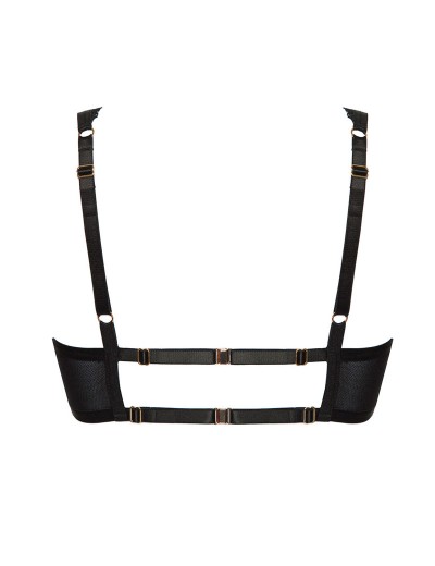 Кружевной бюстгальтер на монокаркасе Alles BEVERLY M BRALETTE черный, Цвет: черный, Размеры: 70C, изображение 9