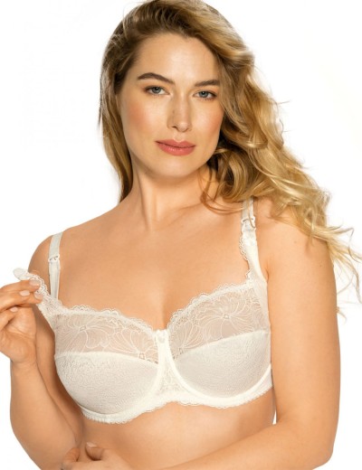 Бюстгальтер для кормления полумягкий Gaia 939 MAMA soft, Цвет: экрю, Размеры: 75D, изображение 3
