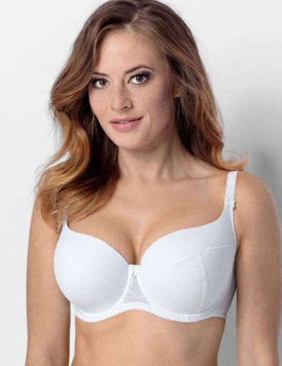 Бюстгальтер балконет Gaia 758 MICAELA full cup белый, Цвет: белый, Размеры: 65H, изображение 3