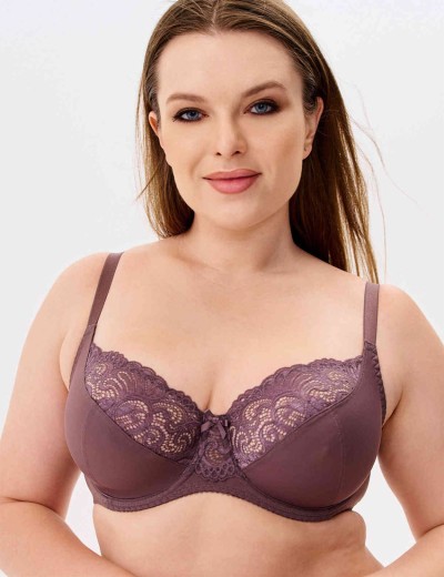 Бюстгальтер мягкий Milavitsa 102830 / 112830 шоколадный трюф, Цвет: шоколадный трюф, Размеры: 75E, изображение 3