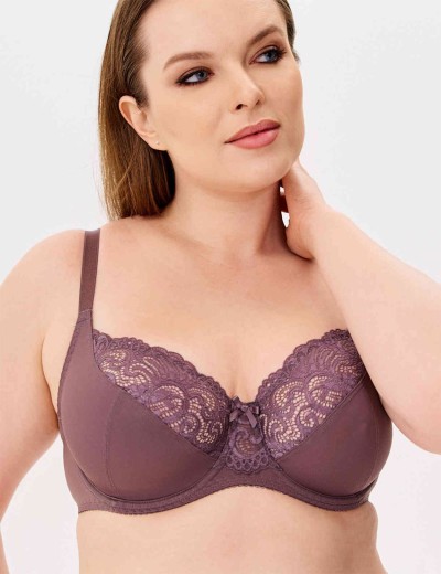 Бюстгальтер мягкий Milavitsa 102830 / 112830 шоколадный трюф, Цвет: шоколадный трюф, Размеры: 75E, изображение 4