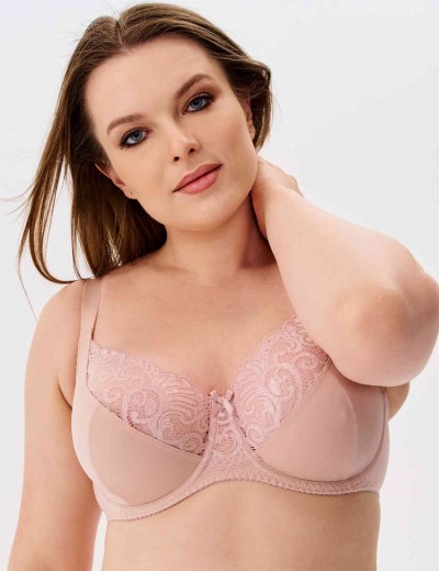 Бюстгальтер мягкий Milavitsa 102830 / 112830 розовый фарфор, Цвет: розовый фарфор, Размеры: 75D, изображение 3