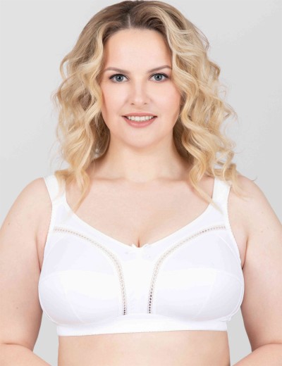 Бюстгальтер мягкий без косточек Milavitsa 104040 / 124040 белый, Цвет: белый, Размеры: 95B, изображение 2 Бюстгальтер мягкий без косточек Milavitsa 104040 / 124040 белый, Цвет: белый, Размеры: 95B, изображение 2