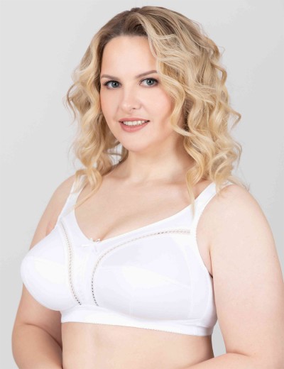 Бюстгальтер мягкий без косточек Milavitsa 104040 / 124040 белый, Цвет: белый, Размеры: 95B, изображение 3 Бюстгальтер мягкий без косточек Milavitsa 104040 / 124040 белый, Цвет: белый, Размеры: 95B, изображение 3