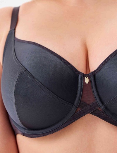 Бюстгальтер мягкий Milavitsa 105910 / 115910 антрацит, Цвет: антрацит, Размеры: 75H, изображение 4