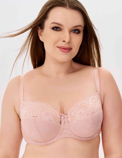 Бюстгальтер полумягкий Milavitsa 116180 розовый фарфор, Цвет: розовый фарфор, Размеры: 85F, изображение 4