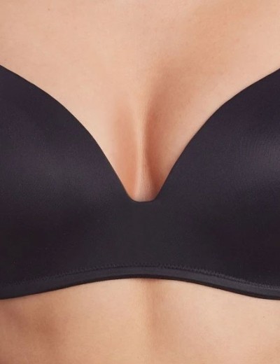 Бесшовный бюстгальтер без косточек Milavitsa 120380 черный, Цвет: черный, Размеры: 75A, изображение 4