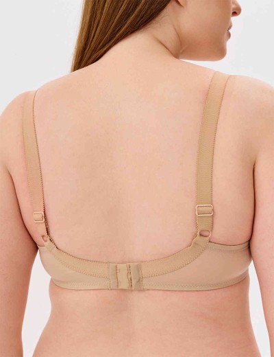 Бюстгальтер мягкая чашка Misstyle 2511 обжаренный миндаль, Цвет: обжаренный миндаль, Размеры: 75E, изображение 2