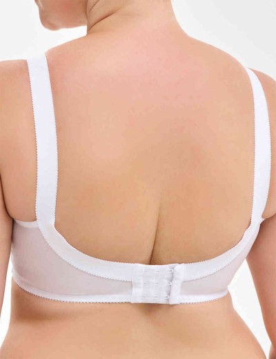 Бюстгальтер мягкий без каркасов Misstyle 4120 / 4121 белый, Цвет: белый, Размеры: 90J, изображение 2