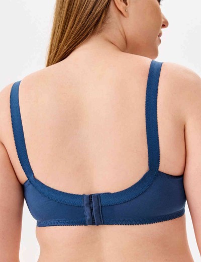 Бюстгальтер мягкий без каркасов Misstyle 4120 / 4121 французский синий, Цвет: французский синий, Размеры: 80D, изображение 2