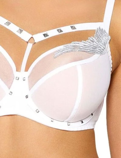 Бюстгальтер полумягкий Novika STARLING WHITE N02 PU, Цвет: белый, Размеры: 65H, изображение 4