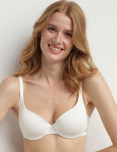 Гладкий формованный бюстгальтер Dim INVISIFIT 03AL перламутровый, Цвет: перламутровый, Размеры: 70C, изображение 3