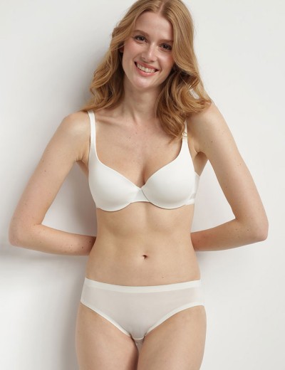 Гладкий формованный бюстгальтер Dim INVISIFIT 03AL перламутровый, Цвет: перламутровый, Размеры: 70C, изображение 2