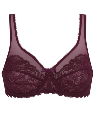 Бюстгальтер мягкий Dim GENEROUS ESSENTIEL 08H4 фиолетовый, Цвет: фиолетовый, Размеры: 85D, изображение 6