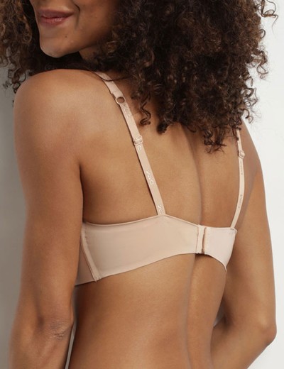 Бюстгальтер без косточек с треугольной чашкой Dim INVISIFREE 07HD телесный, Цвет: телесный, Размеры: 70A, изображение 2