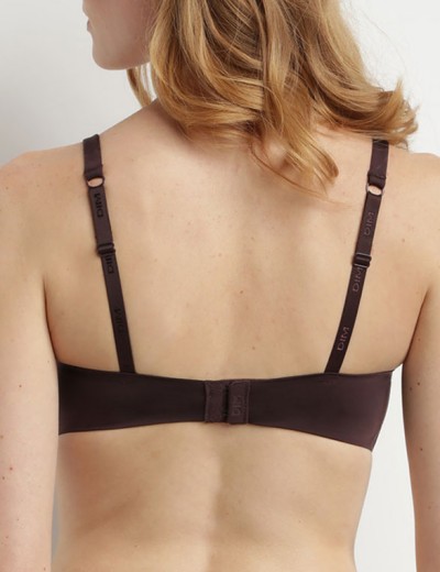 Бюстгальтер без косточек с треугольной чашкой Dim INVISIFREE 07HD коричневый, Цвет: коричневый, Размеры: 70B, изображение 2