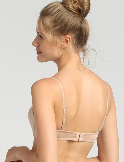 Бескаркасный бюстгальтер под открытое платье Dim INVISIFREE 07HF телесный, Цвет: телесный, Размеры: 70C, изображение 7
