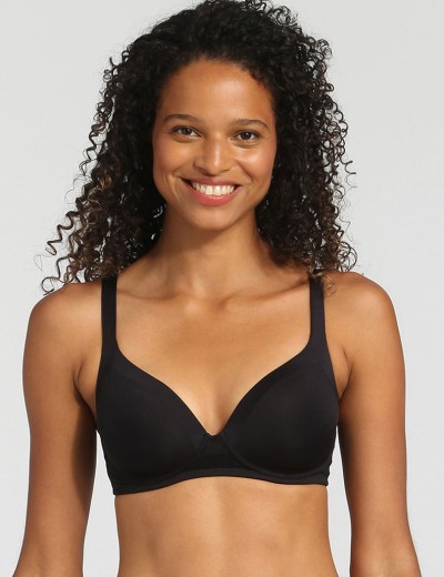 Бюстгальтер без косточек Dim GENEROUS INVISIBLE 0A75 черный, Цвет: черный, Размеры: 80B, изображение 5