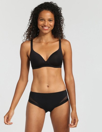 Бюстгальтер без косточек Dim GENEROUS INVISIBLE 0A75 черный, Цвет: черный, Размеры: 80B, изображение 6