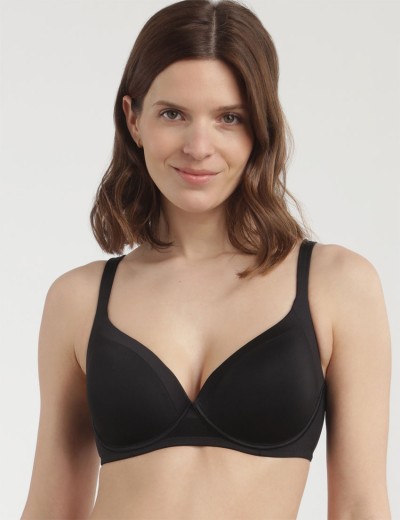 Бюстгальтер без косточек Dim GENEROUS INVISIBLE 0A75 черный, Цвет: черный, Размеры: 80B, изображение 3